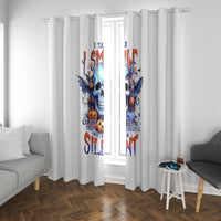 Bat Skull Window Curtain I Talk I Smile But Be Carefull When I Silent - Wonder Print Shop