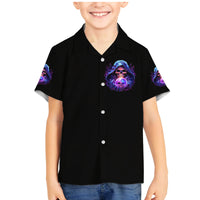 Witch Skull Family Matching Mermaid Dress and Hawaiian Shirt I'm A Grumpy Old Witch - Wonder Print Shop