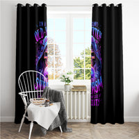 Witch Skull Window Curtain I'm A Grumpy Old Witch - Wonder Print Shop