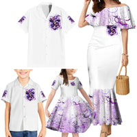 Witch Skull Family Matching Mermaid Dress and Hawaiian Shirt I'm A Haunt Mess - Wonder Print Shop