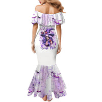 Witch Skull Family Matching Mermaid Dress and Hawaiian Shirt I'm A Haunt Mess - Wonder Print Shop