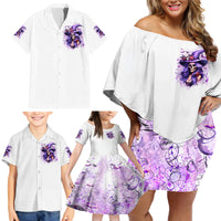 Witch Skull Family Matching Off Shoulder Short Dress and Hawaiian Shirt I'm A Haunt Mess - Wonder Print Shop