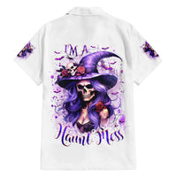 Witch Skull Family Matching Puletasi Dress and Hawaiian Shirt I'm A Haunt Mess - Wonder Print Shop