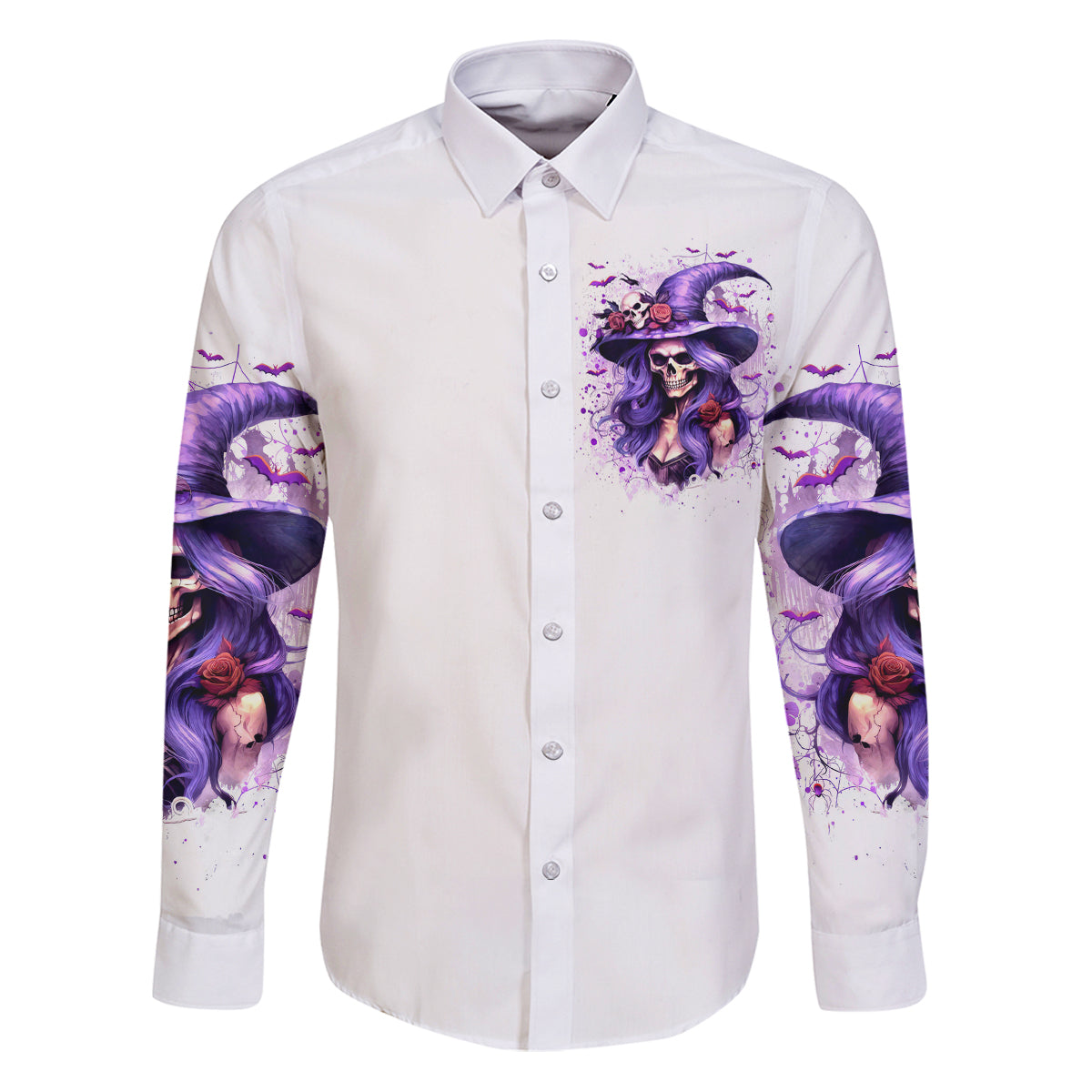 Witch Skull Family Matching Puletasi Dress and Hawaiian Shirt I'm A Haunt Mess - Wonder Print Shop