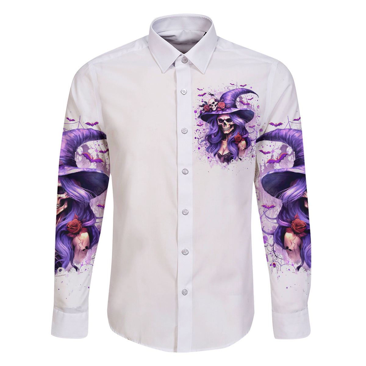 Witch Skull Family Matching Summer Maxi Dress and Hawaiian Shirt I'm A Haunt Mess - Wonder Print Shop