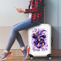 Witch Skull Luggage Cover I'm A Haunt Mess - Wonder Print Shop