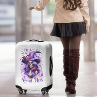 Witch Skull Luggage Cover I'm A Haunt Mess - Wonder Print Shop