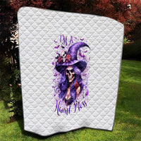 Witch Skull Quilt I'm A Haunt Mess - Wonder Print Shop