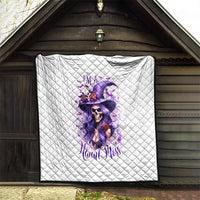 Witch Skull Quilt I'm A Haunt Mess - Wonder Print Shop