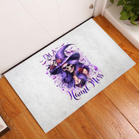 Witch Skull Rubber Doormat I'm A Haunt Mess - Wonder Print Shop