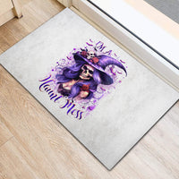 Witch Skull Rubber Doormat I'm A Haunt Mess - Wonder Print Shop