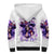 Witch Skull Sherpa Hoodie I'm A Haunt Mess - Wonder Print Shop