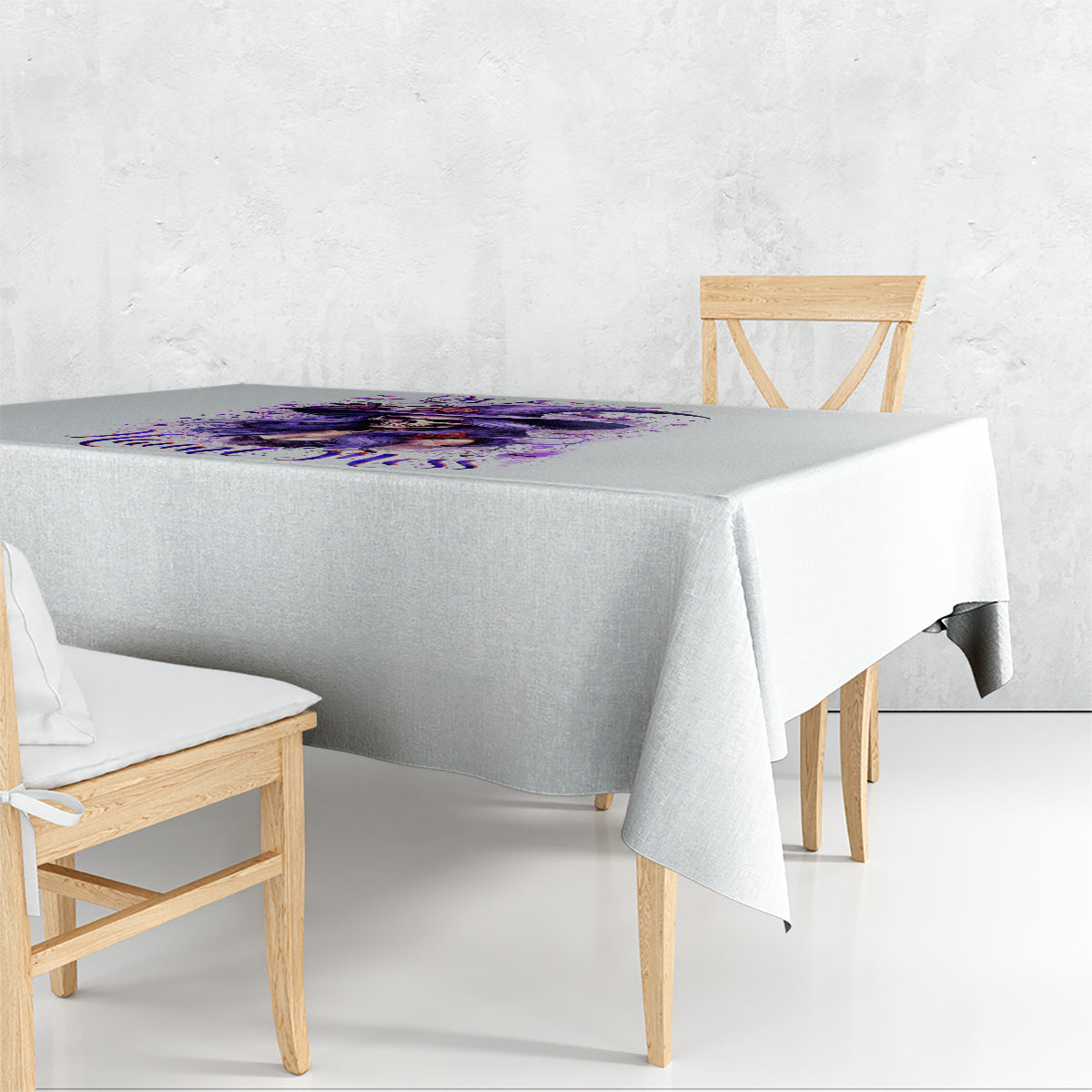 Witch Skull Tablecloth I'm A Haunt Mess - Wonder Print Shop