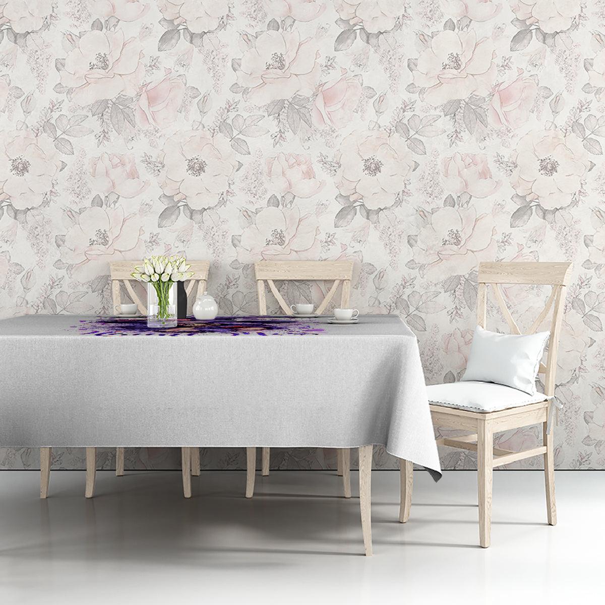 Witch Skull Tablecloth I'm A Haunt Mess - Wonder Print Shop