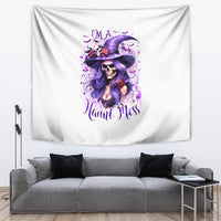 Witch Skull Tapestry I'm A Haunt Mess - Wonder Print Shop