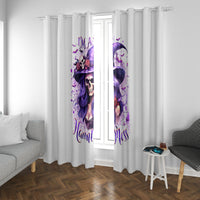 Witch Skull Window Curtain I'm A Haunt Mess - Wonder Print Shop