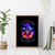 Fire Witch Skull Canvas Wall Art In My Defense The Moon Was Full And I Was Left Unsupervided - Wonder Print Shop