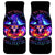 Fire Witch Skull Car Mats In My Defense The Moon Was Full And I Was Left Unsupervided - Wonder Print Shop