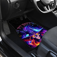 Fire Witch Skull Car Mats In My Defense The Moon Was Full And I Was Left Unsupervided - Wonder Print Shop