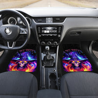Fire Witch Skull Car Mats In My Defense The Moon Was Full And I Was Left Unsupervided - Wonder Print Shop