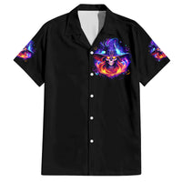 Fire Witch Skull Family Matching Puletasi Dress and Hawaiian Shirt In My Defense The Moon Was Full And I Was Left Unsupervided - Wonder Print Shop