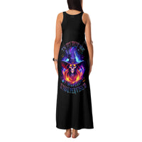 Fire Witch Skull Family Matching Tank Maxi Dress and Hawaiian Shirt In My Defense The Moon Was Full And I Was Left Unsupervided - Wonder Print Shop