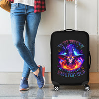 Fire Witch Skull Luggage Cover In My Defense The Moon Was Full And I Was Left Unsupervided - Wonder Print Shop
