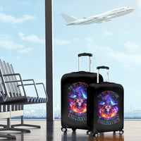 Fire Witch Skull Luggage Cover In My Defense The Moon Was Full And I Was Left Unsupervided - Wonder Print Shop