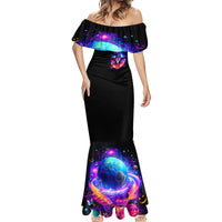 Fire Witch Skull Mermaid Dress In My Defense The Moon Was Full And I Was Left Unsupervided - Wonder Print Shop