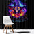 Fire Witch Skull Window Curtain In My Defense The Moon Was Full And I Was Left Unsupervided - Wonder Print Shop