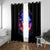 Fire Witch Skull Window Curtain In My Defense The Moon Was Full And I Was Left Unsupervided - Wonder Print Shop