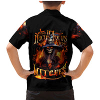 Witch Skull Family Matching Mermaid Dress and Hawaiian Shirt It's Hocus Pocus Time Witches - Wonder Print Shop