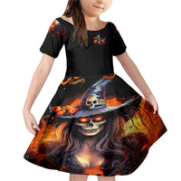 Witch Skull Family Matching Mermaid Dress and Hawaiian Shirt It's Hocus Pocus Time Witches - Wonder Print Shop