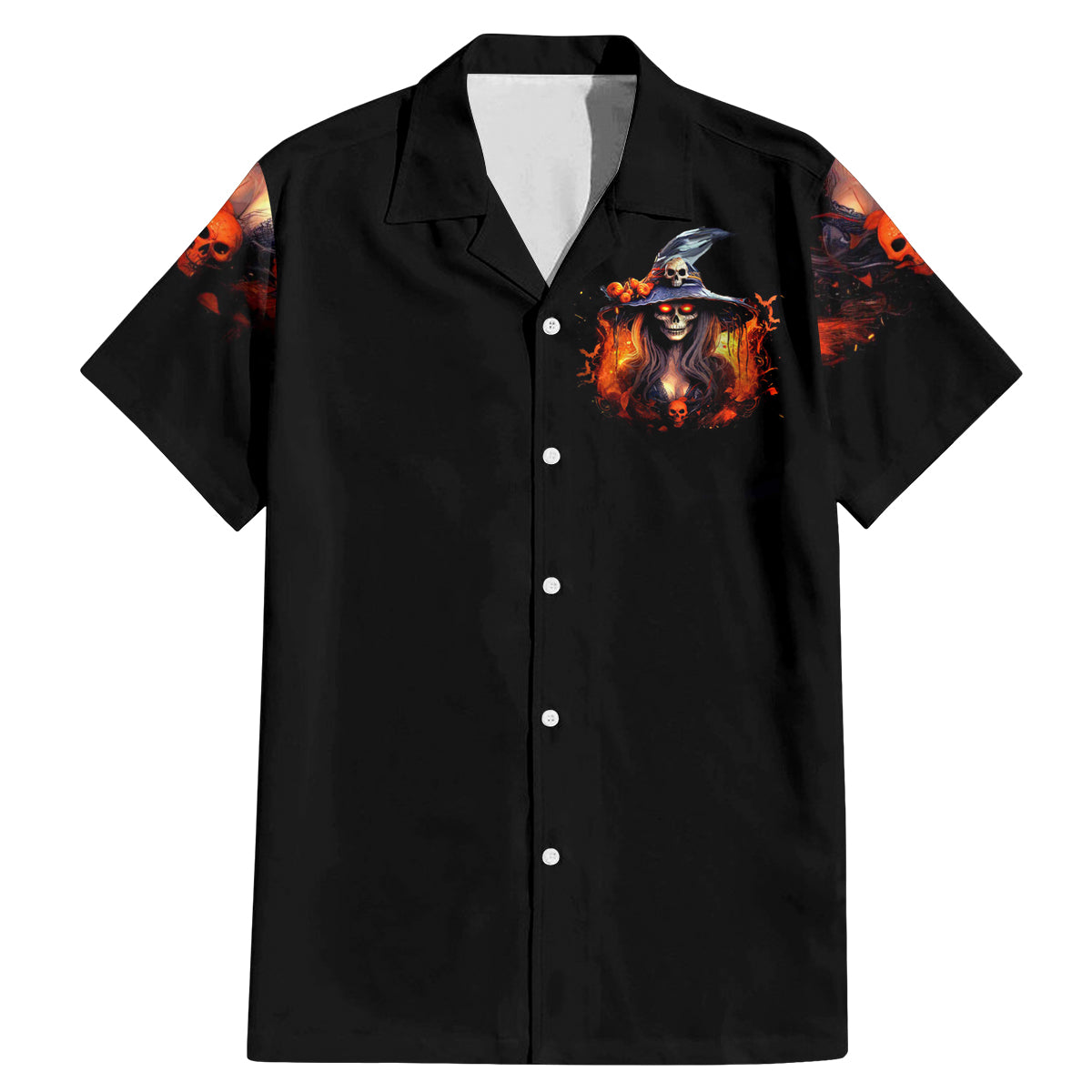 Witch Skull Family Matching Mermaid Dress and Hawaiian Shirt It's Hocus Pocus Time Witches - Wonder Print Shop