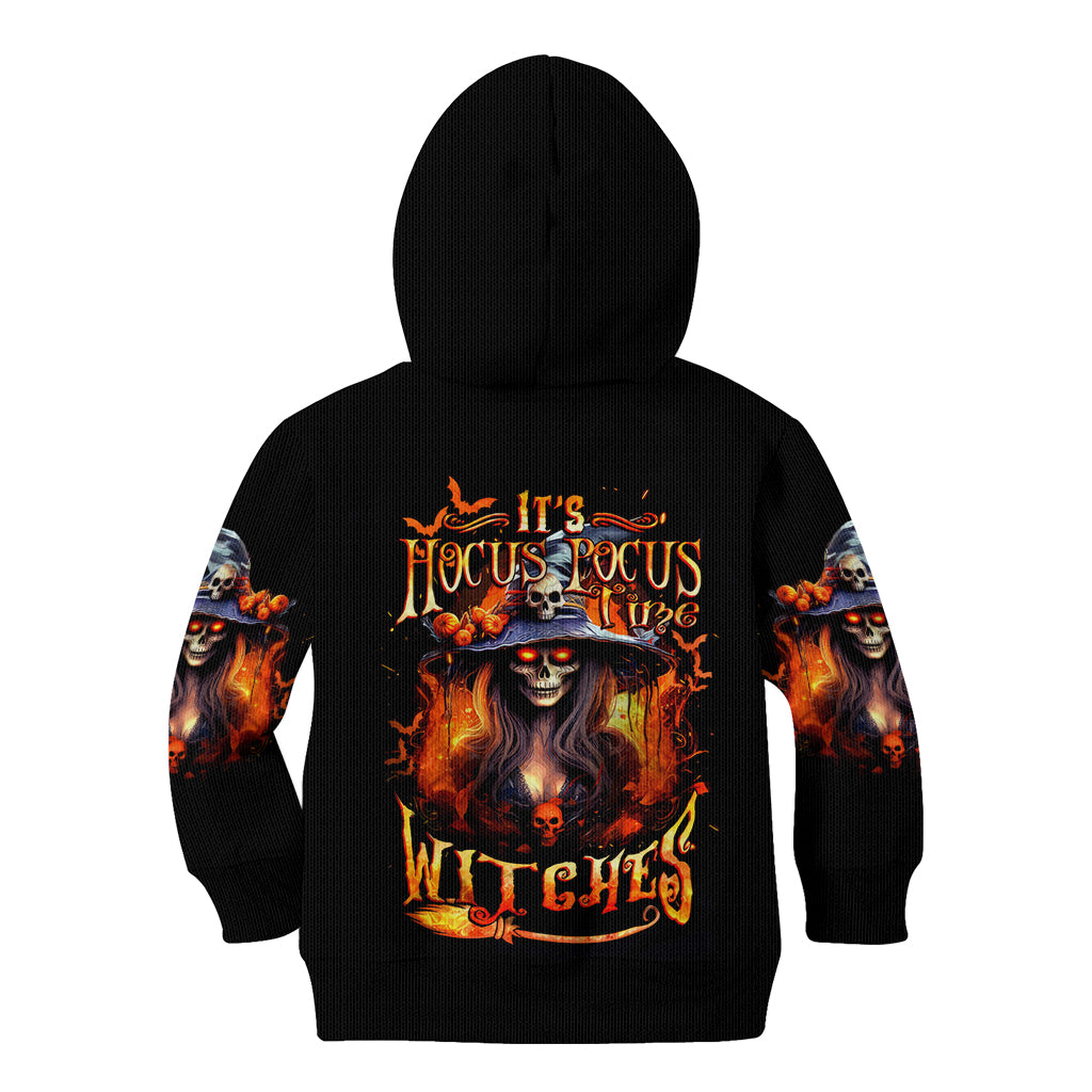 Witch Skull Kid Hoodie It's Hocus Pocus Time Witches - Wonder Print Shop