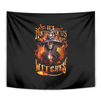 Witch Skull Tapestry It's Hocus Pocus Time Witches - Wonder Print Shop