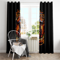Witch Skull Window Curtain It's Hocus Pocus Time Witches - Wonder Print Shop