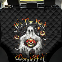 Ghost Halloween Back Car Seat Cover It's The Most Wonderfull Time Of The Year - Wonder Print Shop