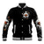 Ghost Halloween Baseball Jacket It's The Most Wonderfull Time Of The Year - Wonder Print Shop