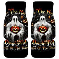 Ghost Halloween Car Mats It's The Most Wonderfull Time Of The Year - Wonder Print Shop