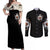 Ghost Halloween Couples Matching Off Shoulder Maxi Dress and Long Sleeve Button Shirt It's The Most Wonderfull Time Of The Year - Wonder Print Shop