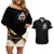 Ghost Halloween Couples Matching Off Shoulder Short Dress and Hawaiian Shirt It's The Most Wonderfull Time Of The Year - Wonder Print Shop