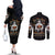 Ghost Halloween Couples Matching Off The Shoulder Long Sleeve Dress and Long Sleeve Button Shirt It's The Most Wonderfull Time Of The Year DT01