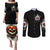 Ghost Halloween Couples Matching Puletasi Dress and Long Sleeve Button Shirt It's The Most Wonderfull Time Of The Year - Wonder Print Shop