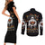 Ghost Halloween Couples Matching Short Sleeve Bodycon Dress and Long Sleeve Button Shirt It's The Most Wonderfull Time Of The Year - Wonder Print Shop