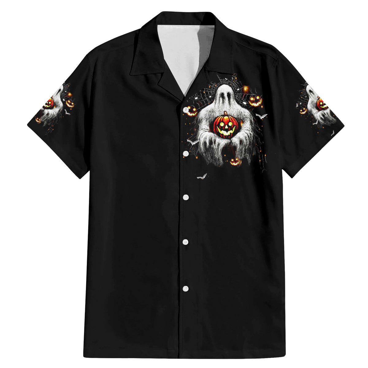 Ghost Halloween Family Matching Mermaid Dress and Hawaiian Shirt It's The Most Wonderfull Time Of The Year - Wonder Print Shop