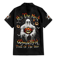 Ghost Halloween Family Matching Mermaid Dress and Hawaiian Shirt It's The Most Wonderfull Time Of The Year - Wonder Print Shop