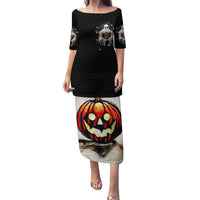 Ghost Halloween Family Matching Puletasi Dress and Hawaiian Shirt It's The Most Wonderfull Time Of The Year - Wonder Print Shop