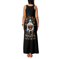 Ghost Halloween Family Matching Tank Maxi Dress and Hawaiian Shirt It's The Most Wonderfull Time Of The Year - Wonder Print Shop