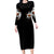 Ghost Halloween Long Sleeve Bodycon Dress It's The Most Wonderfull Time Of The Year - Wonder Print Shop